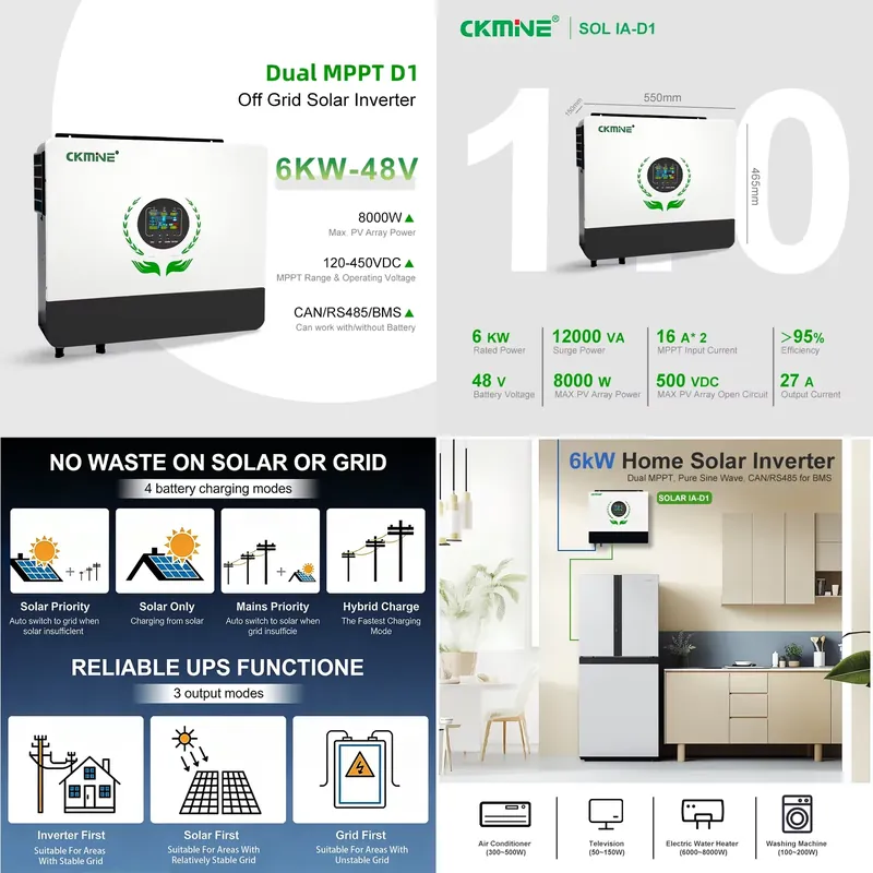 Off Grid Solar Inverter 48V 6000W - Vente en gros, Offre spéciale, Onduleur