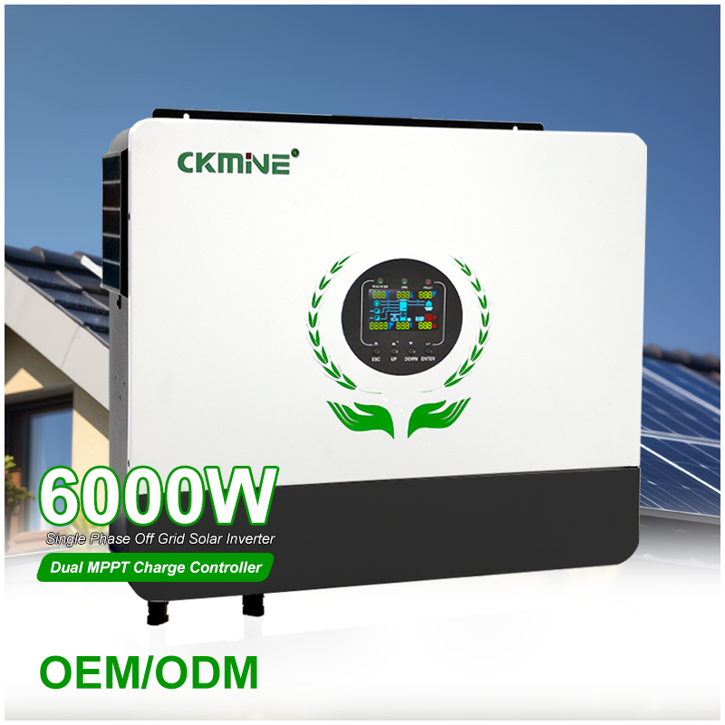 Off Grid Solar Inverter 48V 6000W - Onduleur solaire hybride hors réseau 6KW