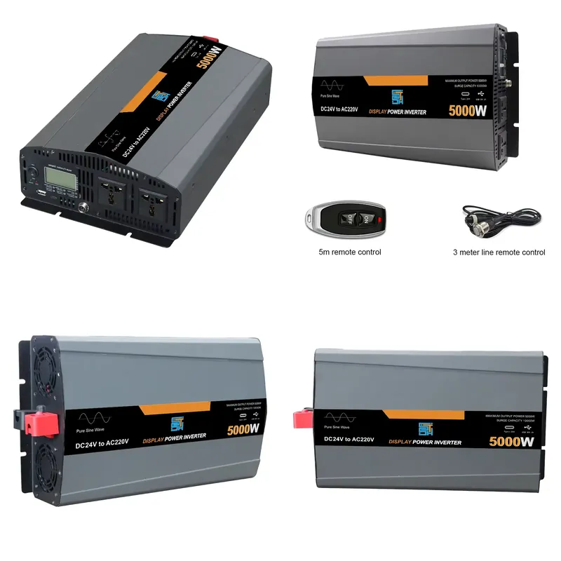 Off Grid Solar Inverter 48V 6000W - Convertisseur de puissance à onde sinusoïdale