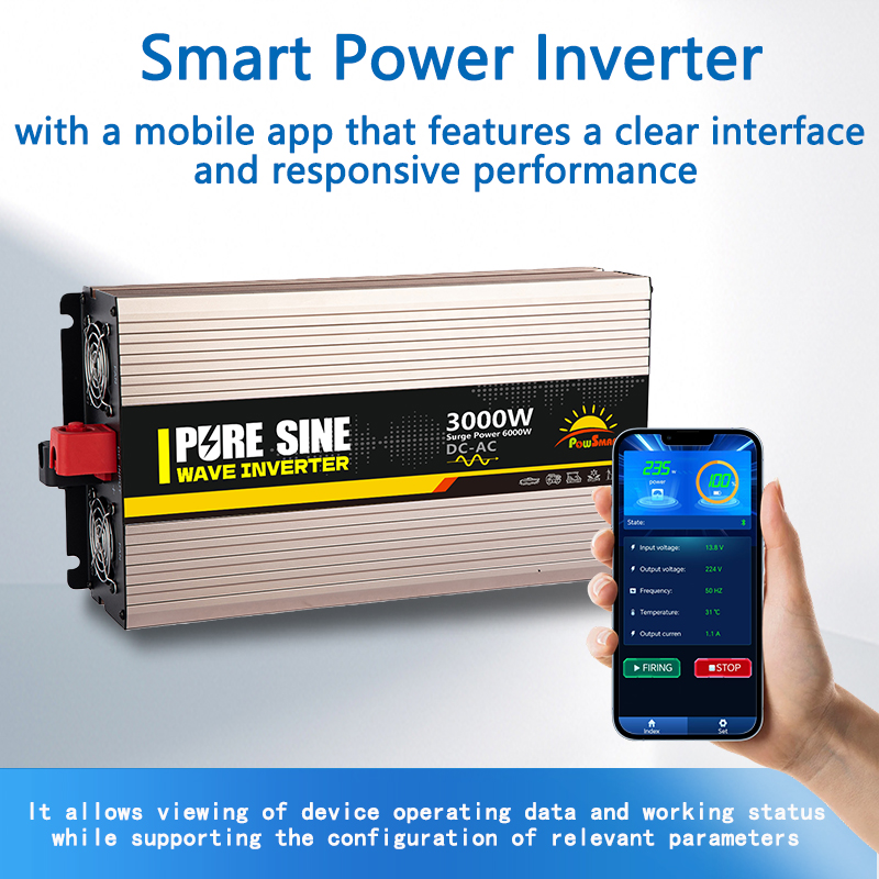 Onduleurs intelligents pour la - Inverter Pure Sine Wave 60Hz 120V 3000W avis et prix