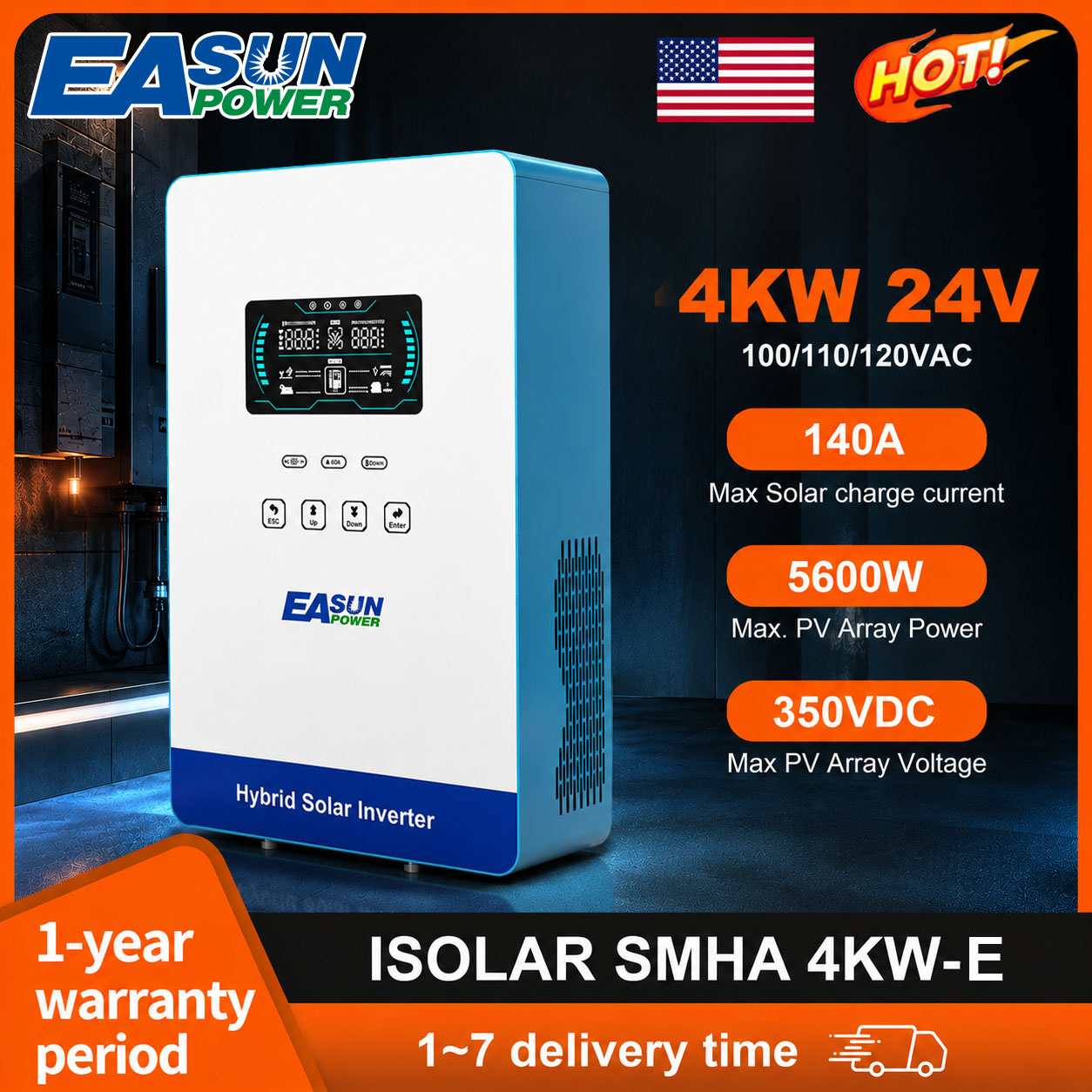 EASUN POWER Onduleur Solaire H - Grid Tie Inverter Limiter 2000W avis et prix