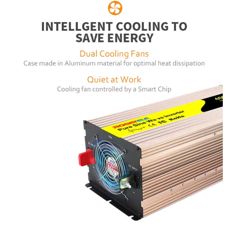 Convertisseur solaire monophas - Pure Sine Wave Inverter 5000W 48V 220V avis et prix