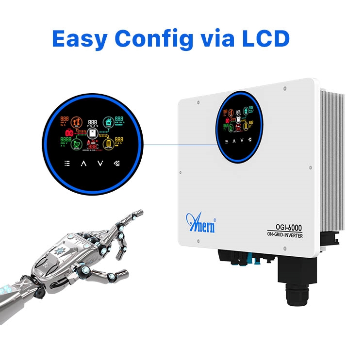 Convertisseur solaire hybride  - Off Grid Solar Inverter 48V 6000W avis et prix